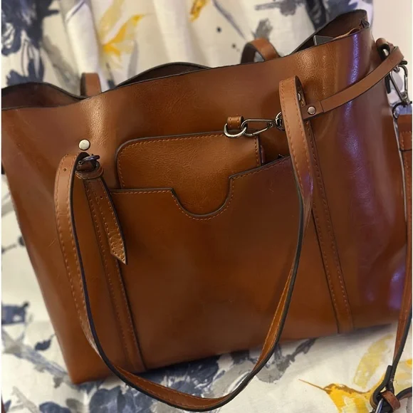 Genuine Leather Artisan Made Boutique Shoulder Bag - Picture 1 of 5